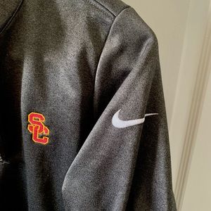 Nike Dry-Fit 1/4-Zip USC (University of Southern California) Workout Jacket